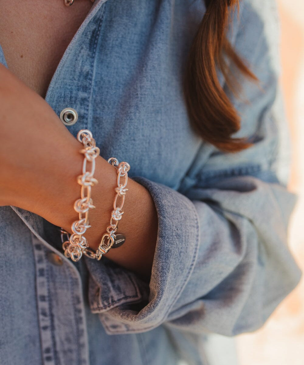 Maxi Bracelet Athéna Argent Bracelets Monsieur Simone