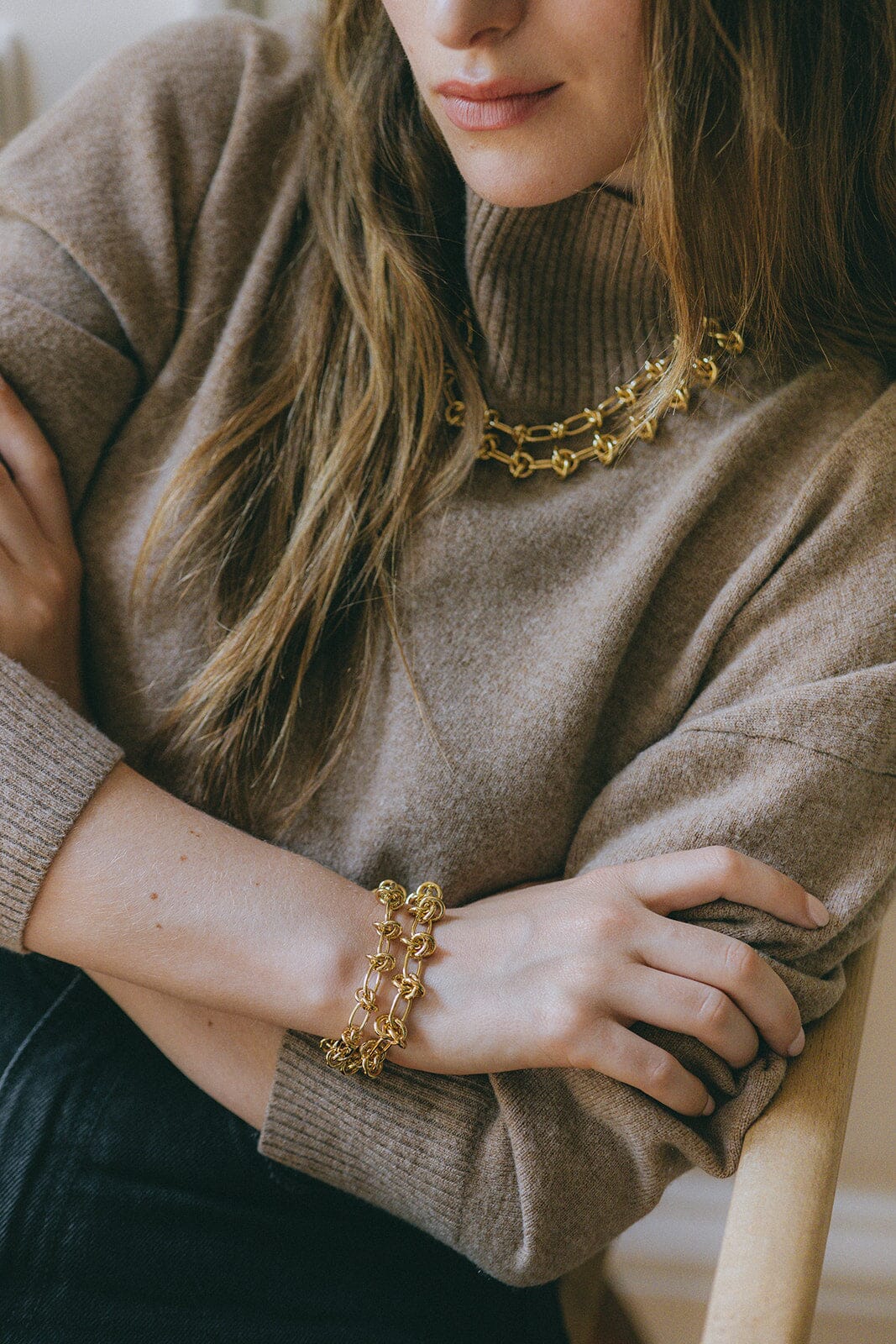 Maxi Bracelet Athéna Argent Bracelets Monsieur Simone