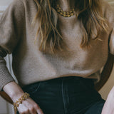 Maxi Bracelet Athéna Or Bracelets Monsieur Simone
