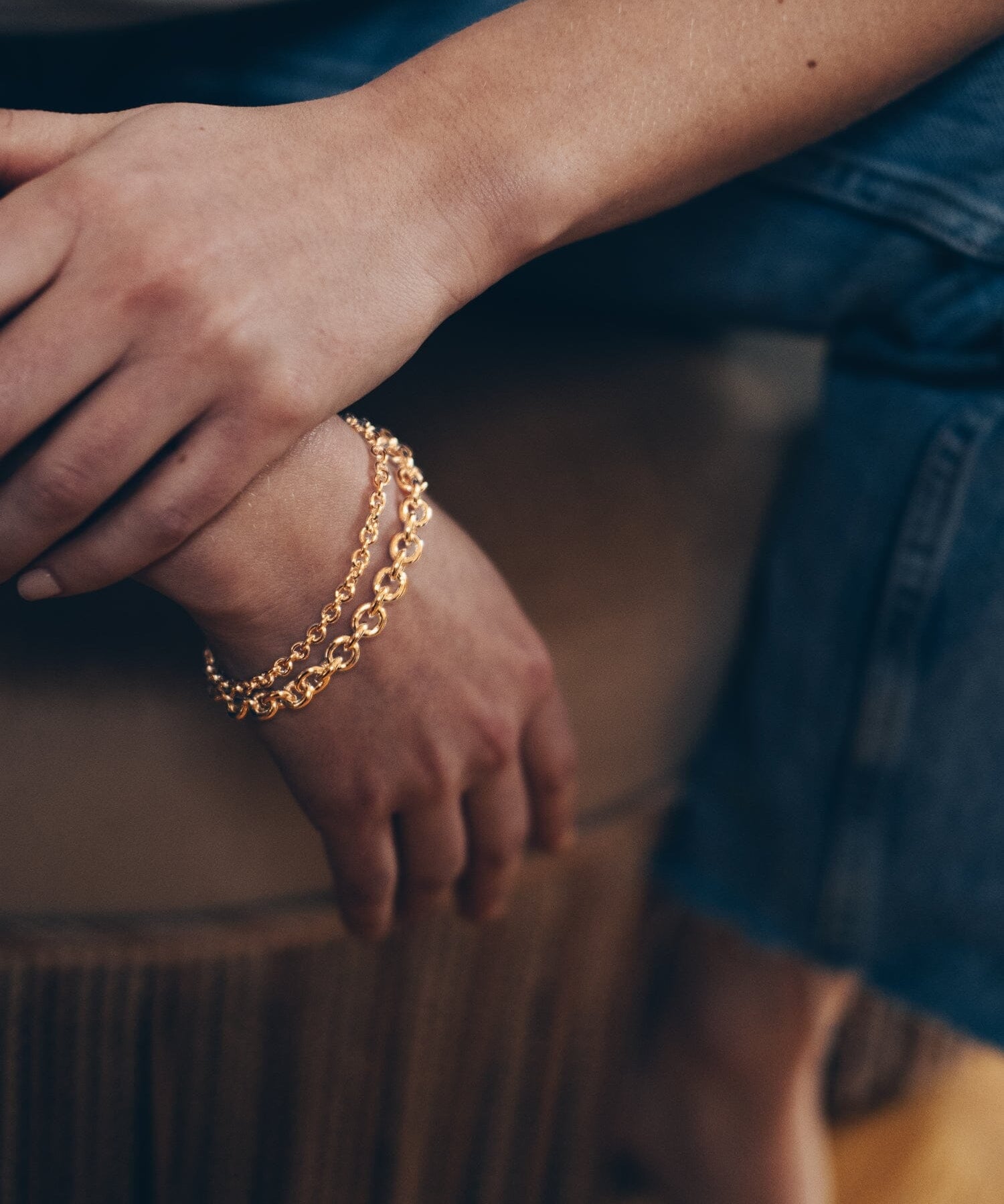 Maxi Bracelet Gaston Or Bracelets Monsieur Simone