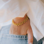 Maxi Bracelet Gaston Or Bracelets Monsieur Simone