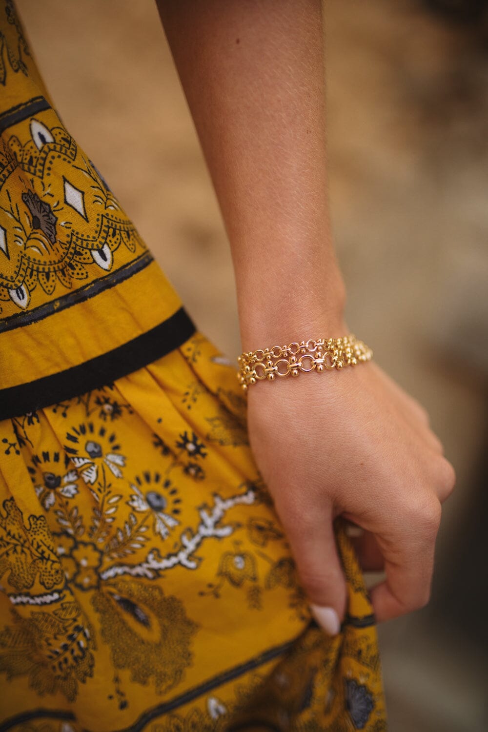 Maxi bracelet Hébé Argent Bracelets Monsieur Simone