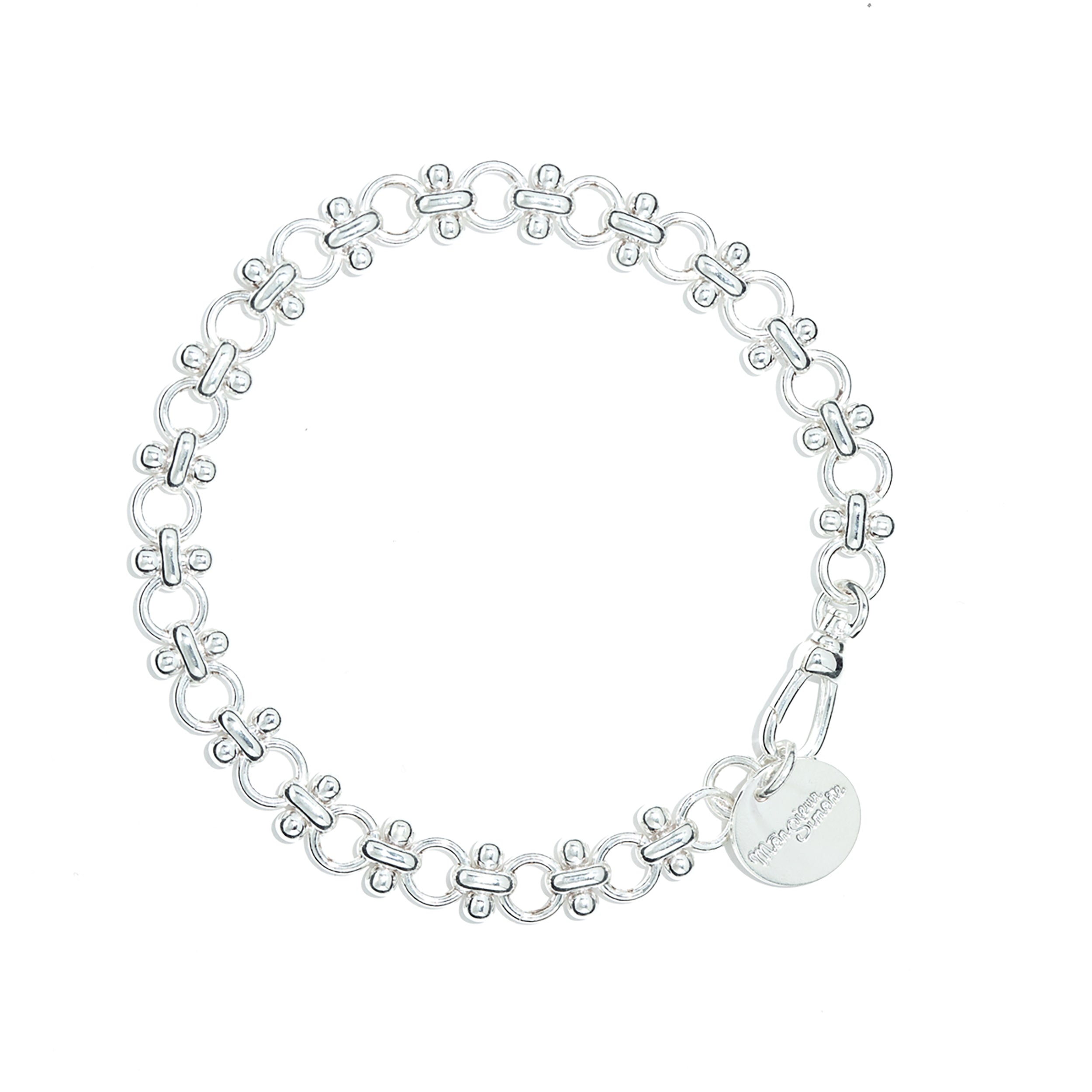 Maxi bracelet Hébé Argent Bracelets Monsieur Simone