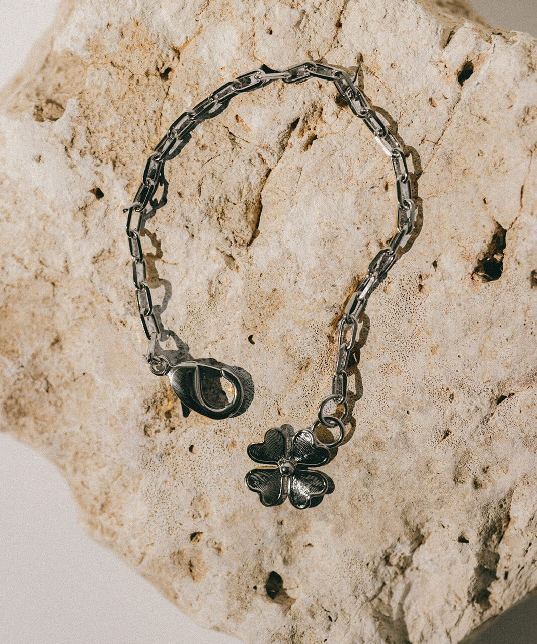 Maxi Bracelet Léon Argent Trèfle Bracelets Monsieur Simone