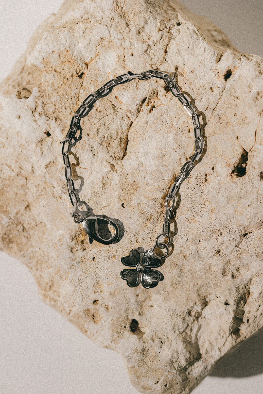 Maxi Bracelet Léon Argent Trèfle Bracelets Monsieur Simone