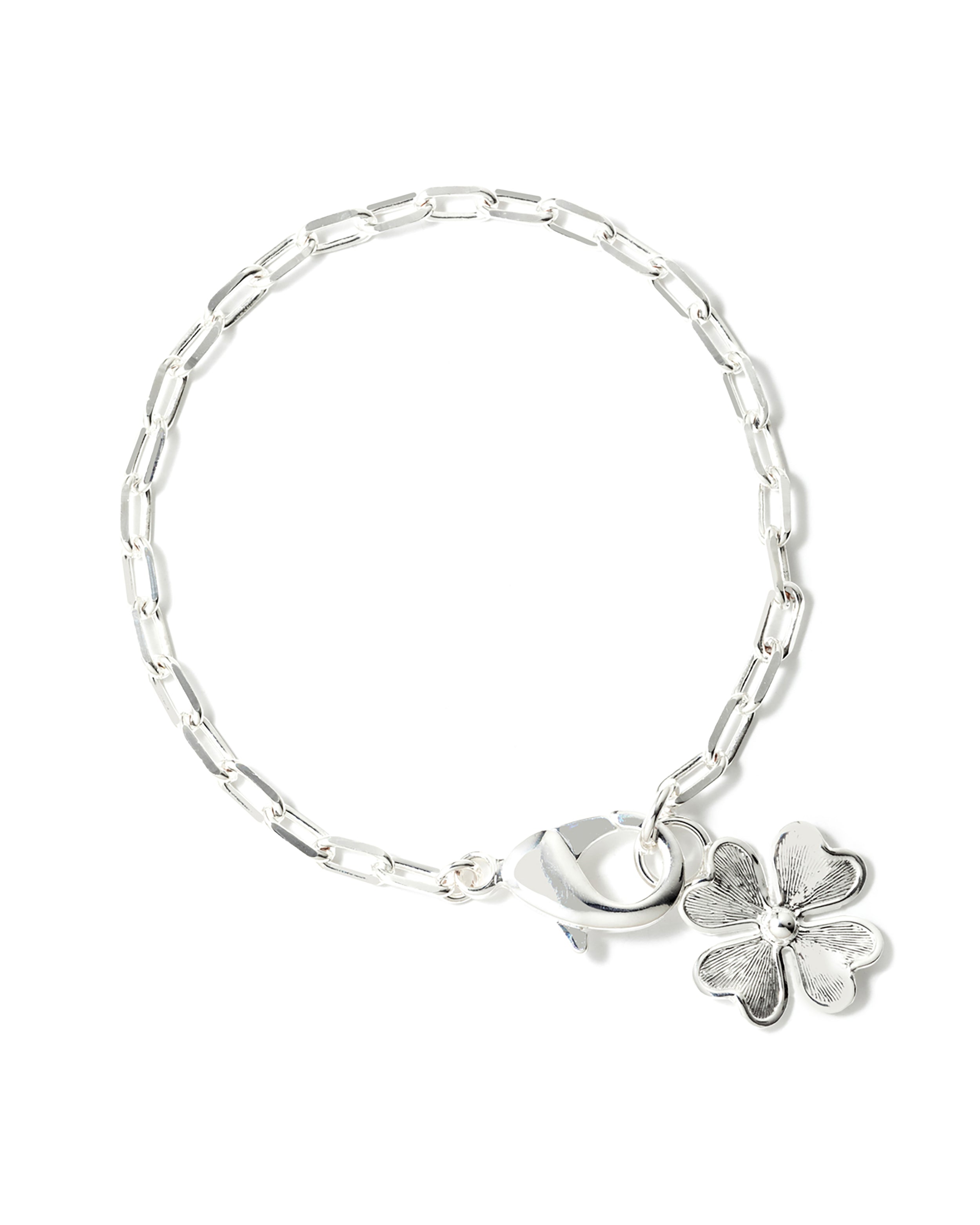 Maxi Bracelet Léon Argent Trèfle Bracelets Monsieur Simone