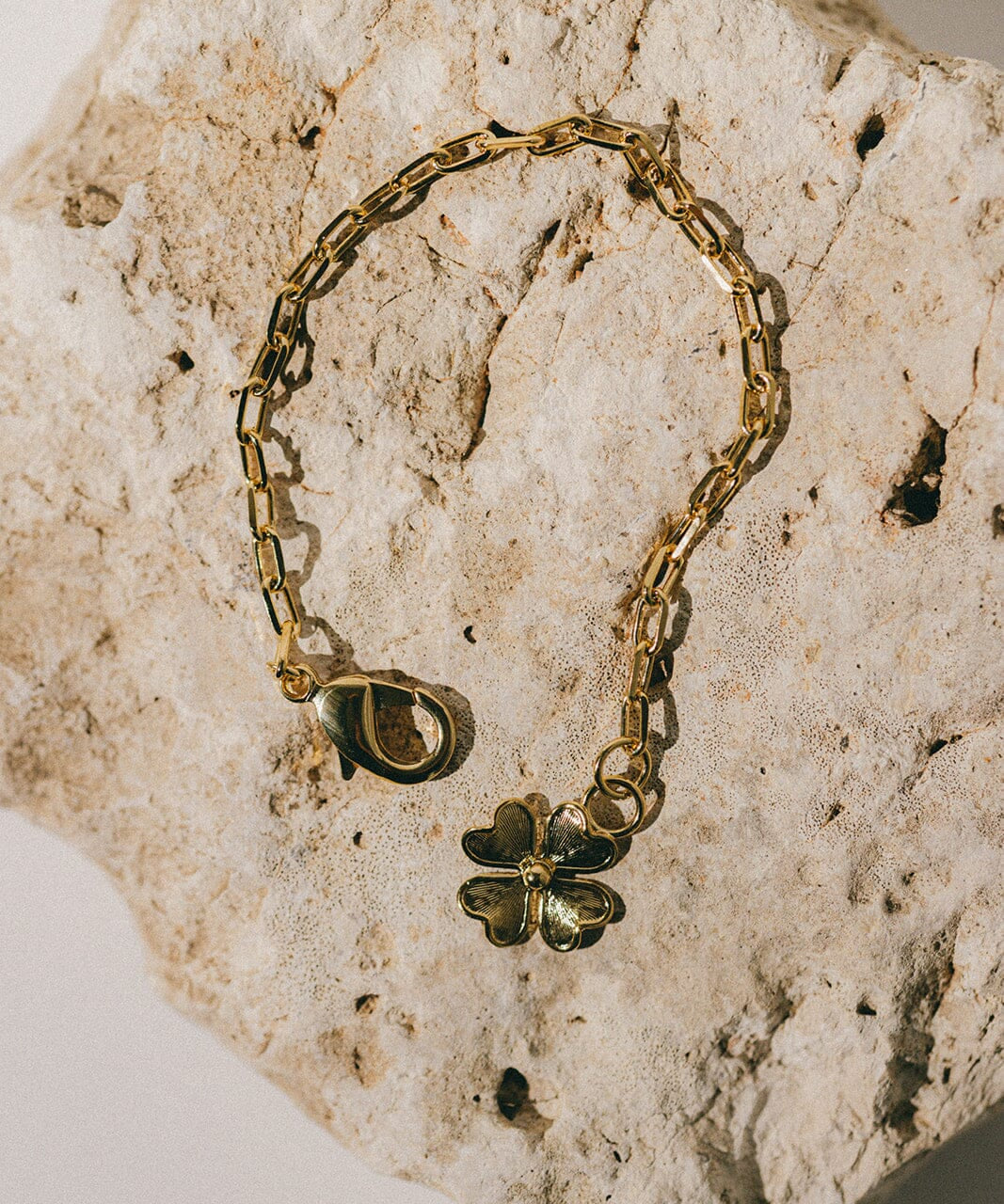 Maxi Bracelet Léon Or Trèfle Bracelets Monsieur Simone