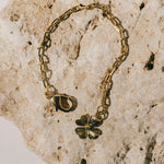 Maxi Bracelet Léon Or Trèfle Bracelets Monsieur Simone