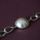 Maxi Bracelet Nélya Argent Perle Bracelets Monsieur Simone
