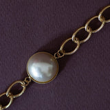 Maxi Bracelet Nélya Or Perle Bracelets Monsieur Simone