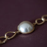 Maxi Bracelet Nélya Or Perle Bracelets Monsieur Simone