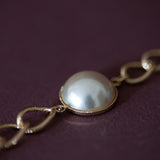Maxi Bracelet Nélya Or Perle Bracelets Monsieur Simone