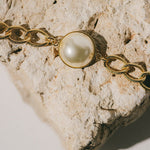 Maxi Bracelet Nélya Or Perle Bracelets Monsieur Simone