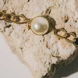 Maxi Bracelet Nélya Or Perle Bracelets Monsieur Simone