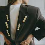 Maxi Broche Nélya Argent Perles Accessoires Monsieur Simone