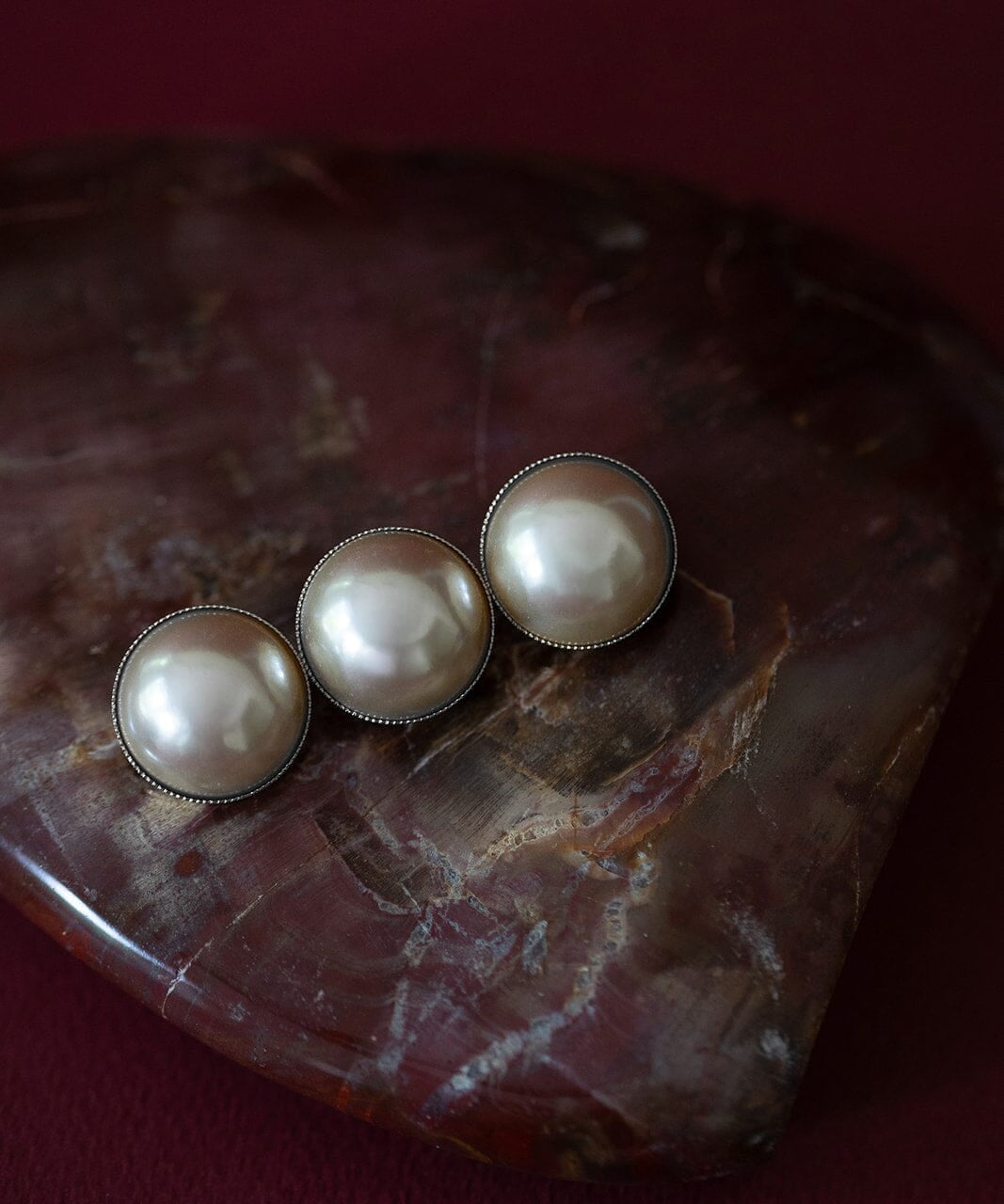 Maxi Broche Nélya Argent Perles Accessoires Monsieur Simone