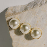 Maxi Broche Nélya Or Perles Accessoires Monsieur Simone