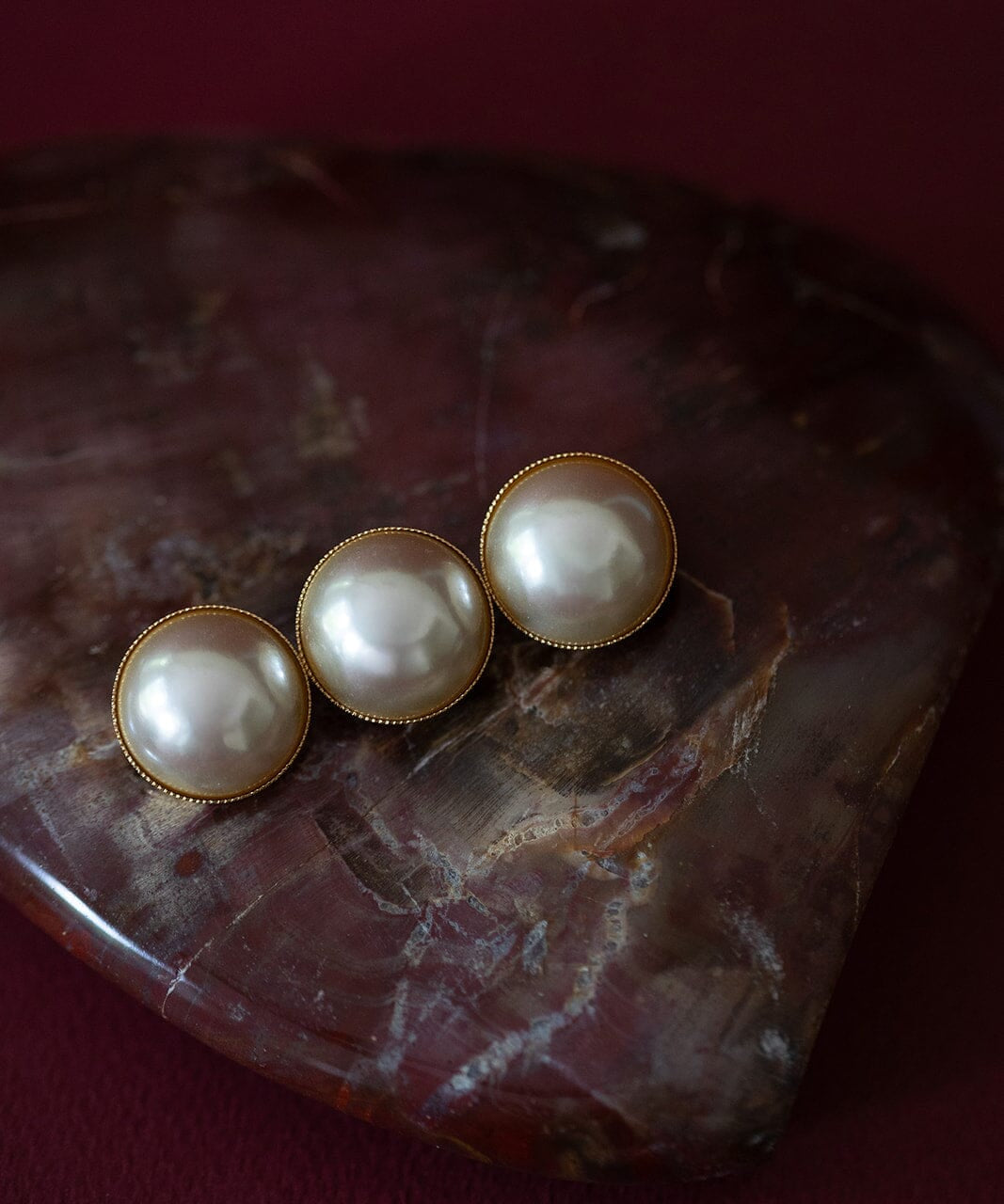 Maxi Broche Nélya Or Perles Accessoires Monsieur Simone