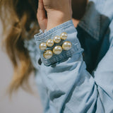 Maxi Broche Nélya Or Perles Accessoires Monsieur Simone