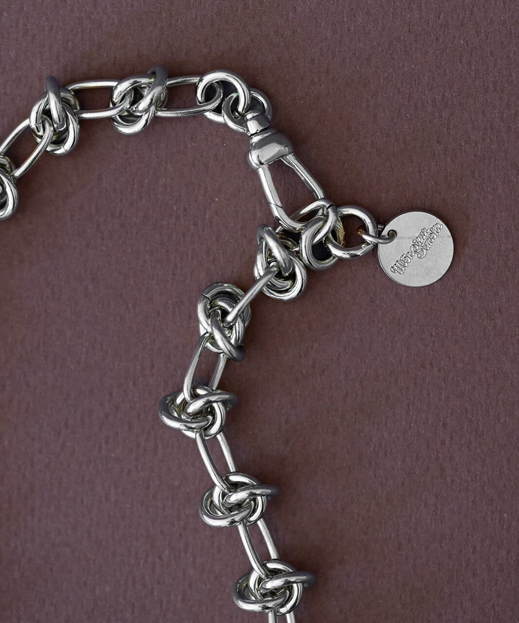 Maxi Collier Athéna Argent Colliers Monsieur Simone