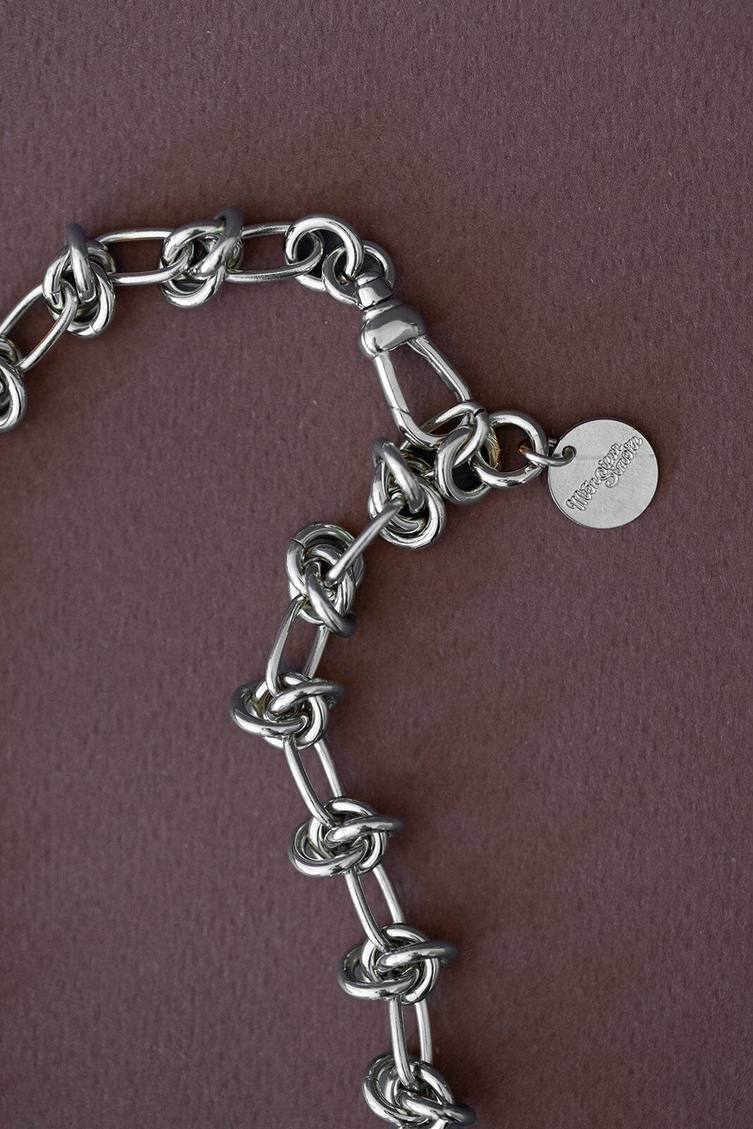 Maxi Collier Athéna Argent Colliers Monsieur Simone