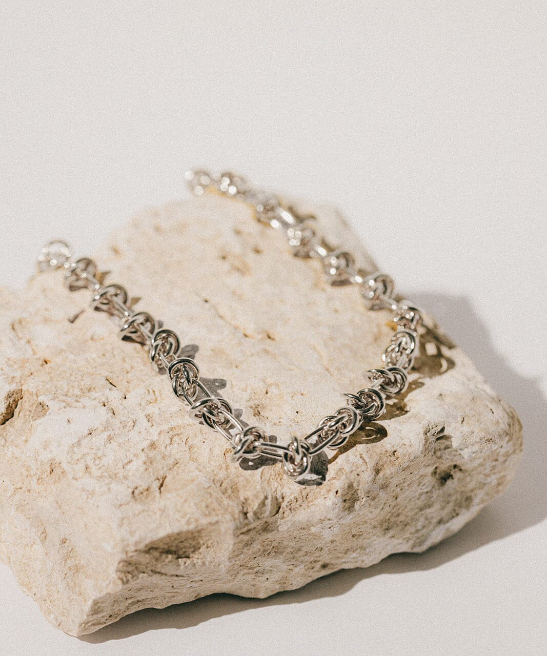 Maxi Collier Athéna Argent Colliers Monsieur Simone