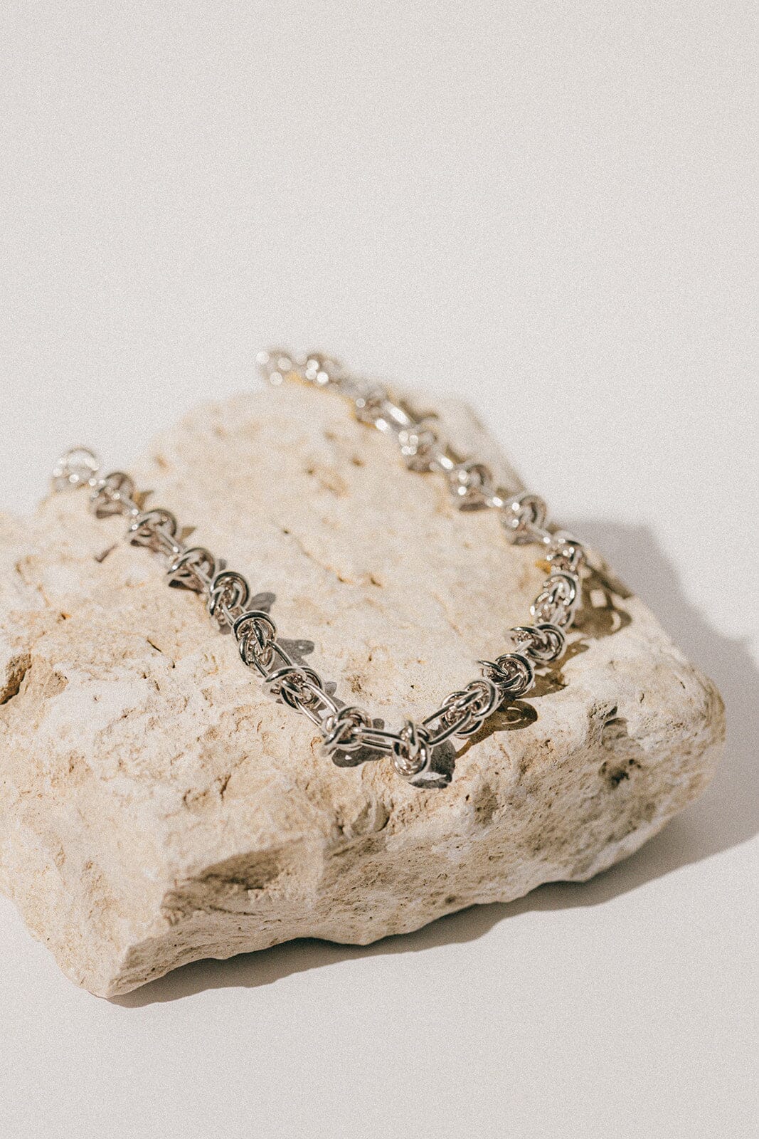 Maxi Collier Athéna Argent Colliers Monsieur Simone