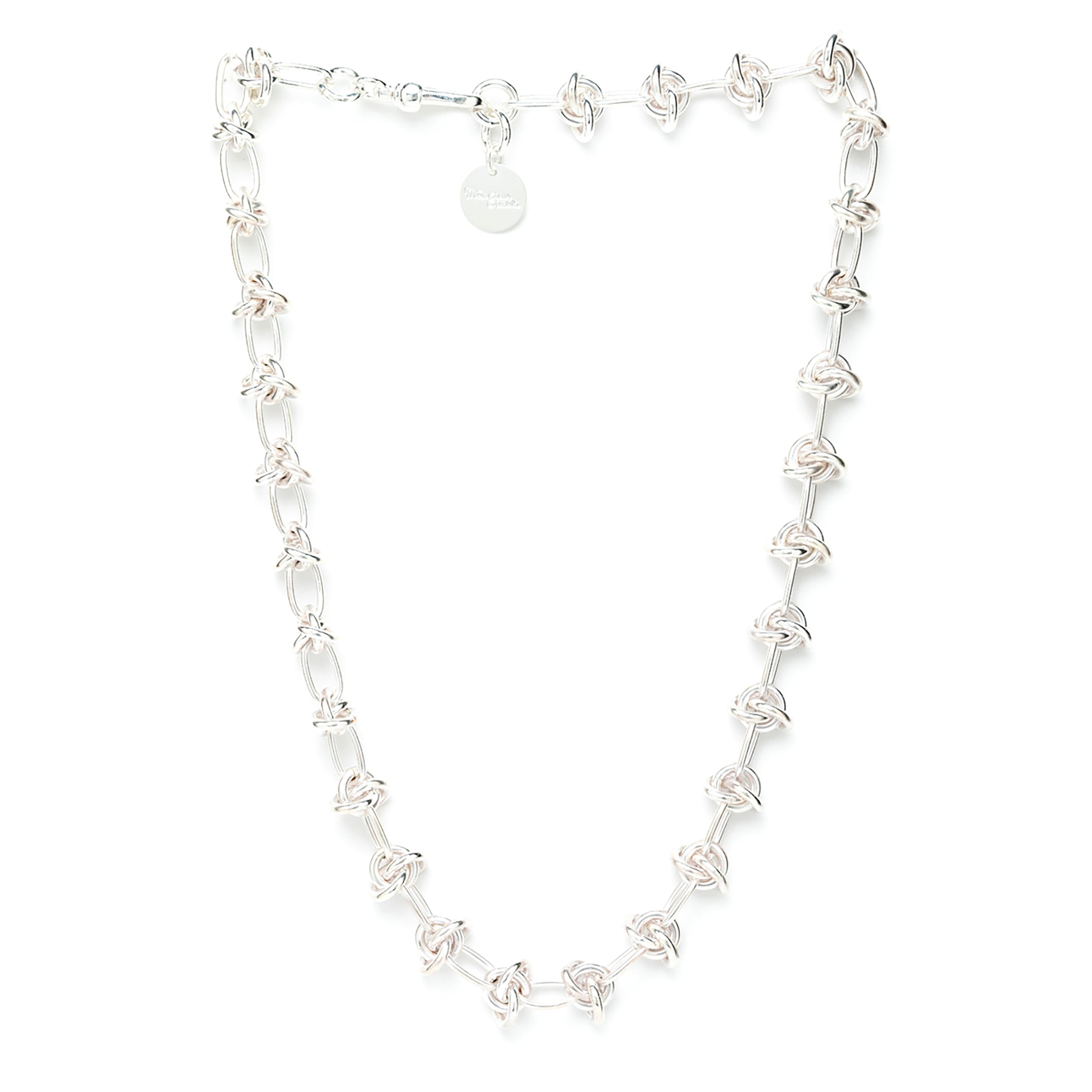 Maxi Collier Athéna Argent Colliers Monsieur Simone