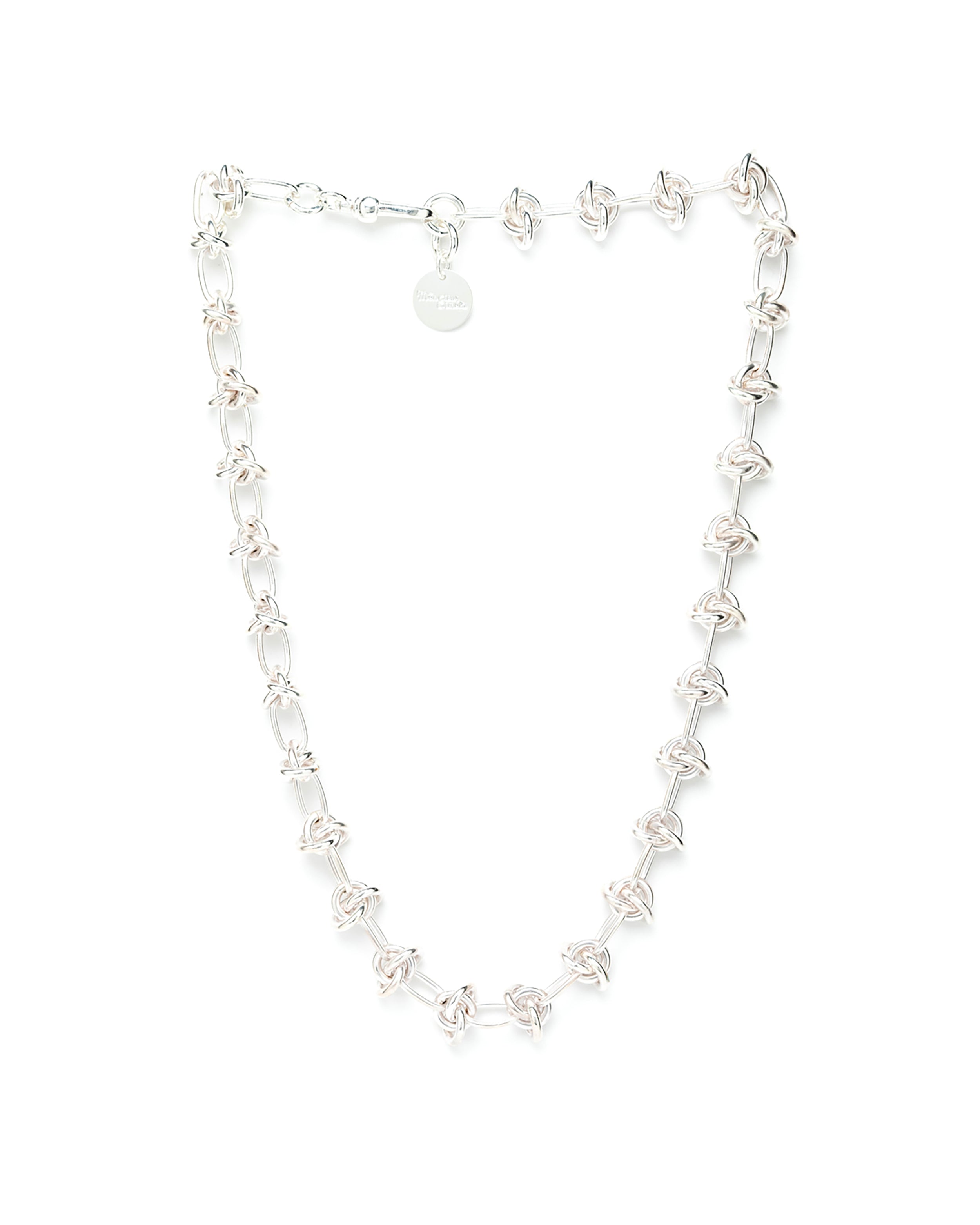 Maxi Collier Athéna Argent Colliers Monsieur Simone