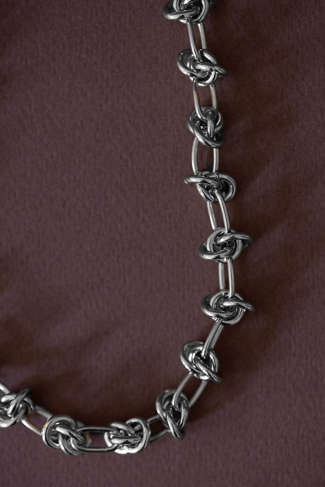 Maxi Collier Athéna Argent Colliers Monsieur Simone