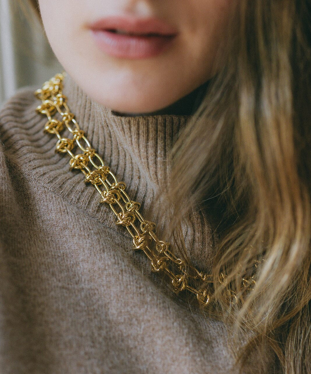 Maxi Collier Athéna Argent Colliers Monsieur Simone
