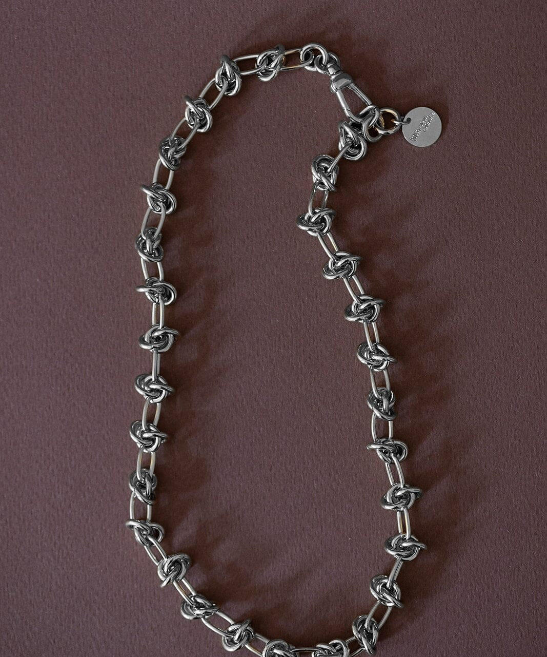 Maxi Collier Athéna Argent Colliers Monsieur Simone
