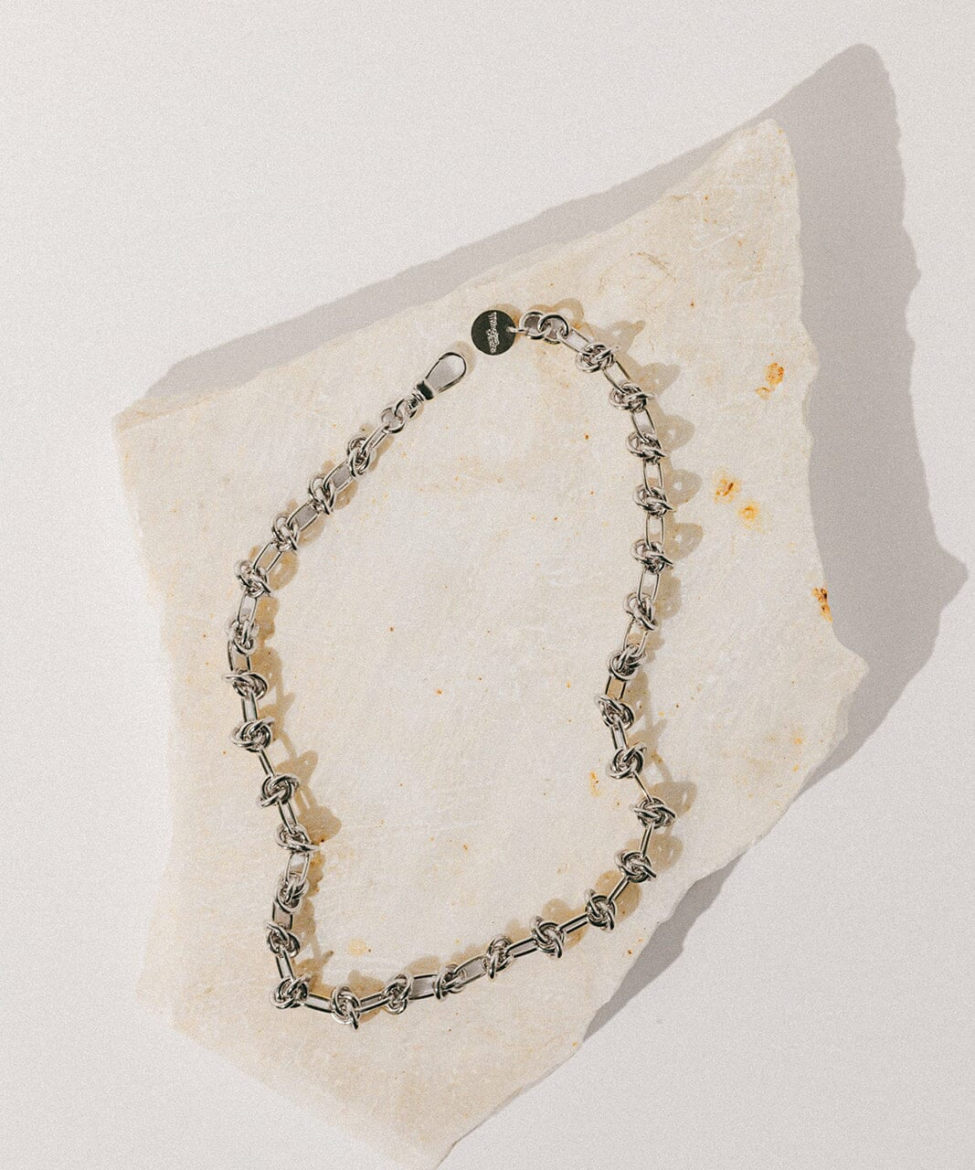 Maxi Collier Athéna Argent Colliers Monsieur Simone