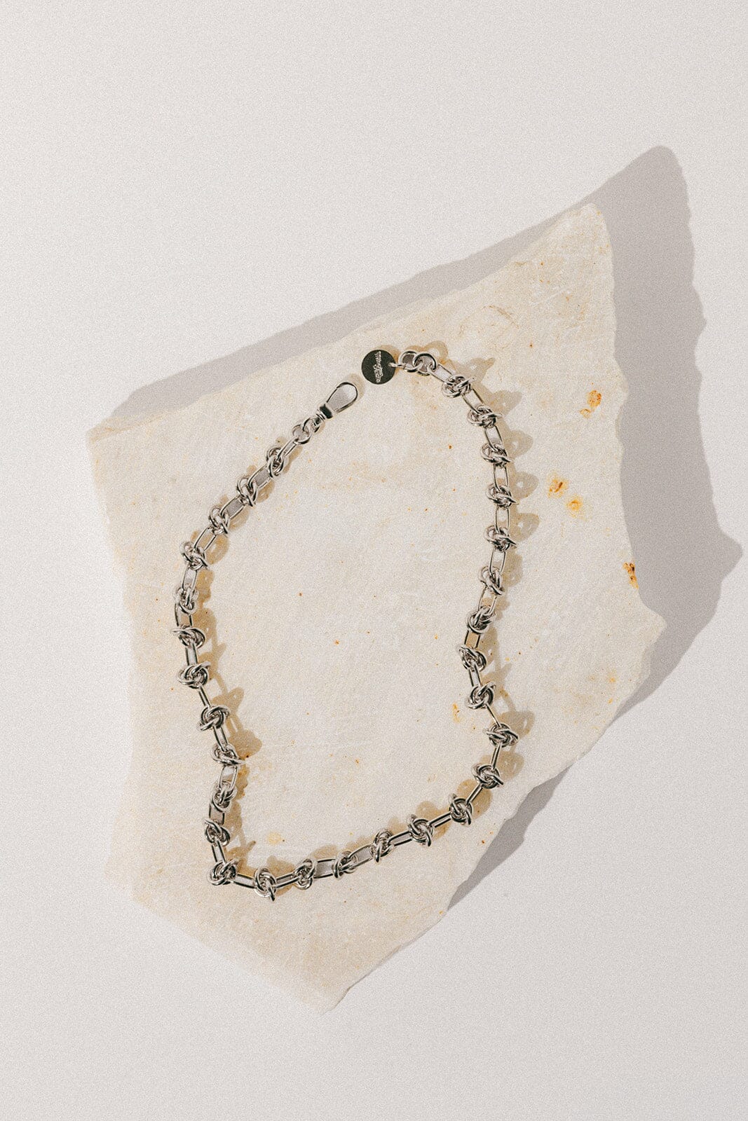 Maxi Collier Athéna Argent Colliers Monsieur Simone