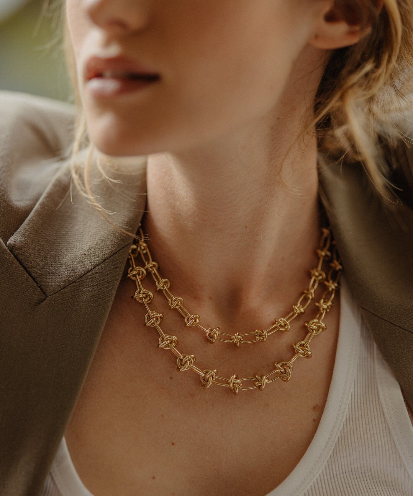 Maxi Collier Athéna Or Colliers Monsieur Simone