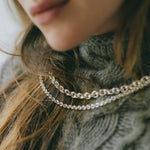Maxi Collier Gaston Argent Colliers Monsieur Simone