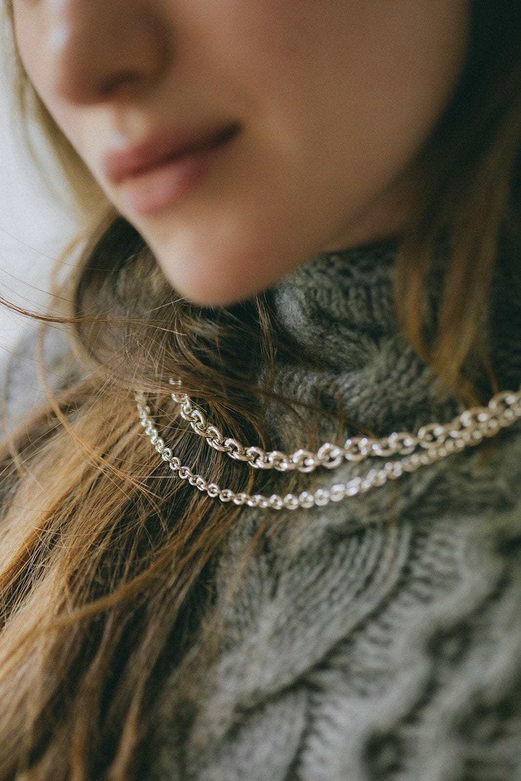 Maxi Collier Gaston Argent Colliers Monsieur Simone
