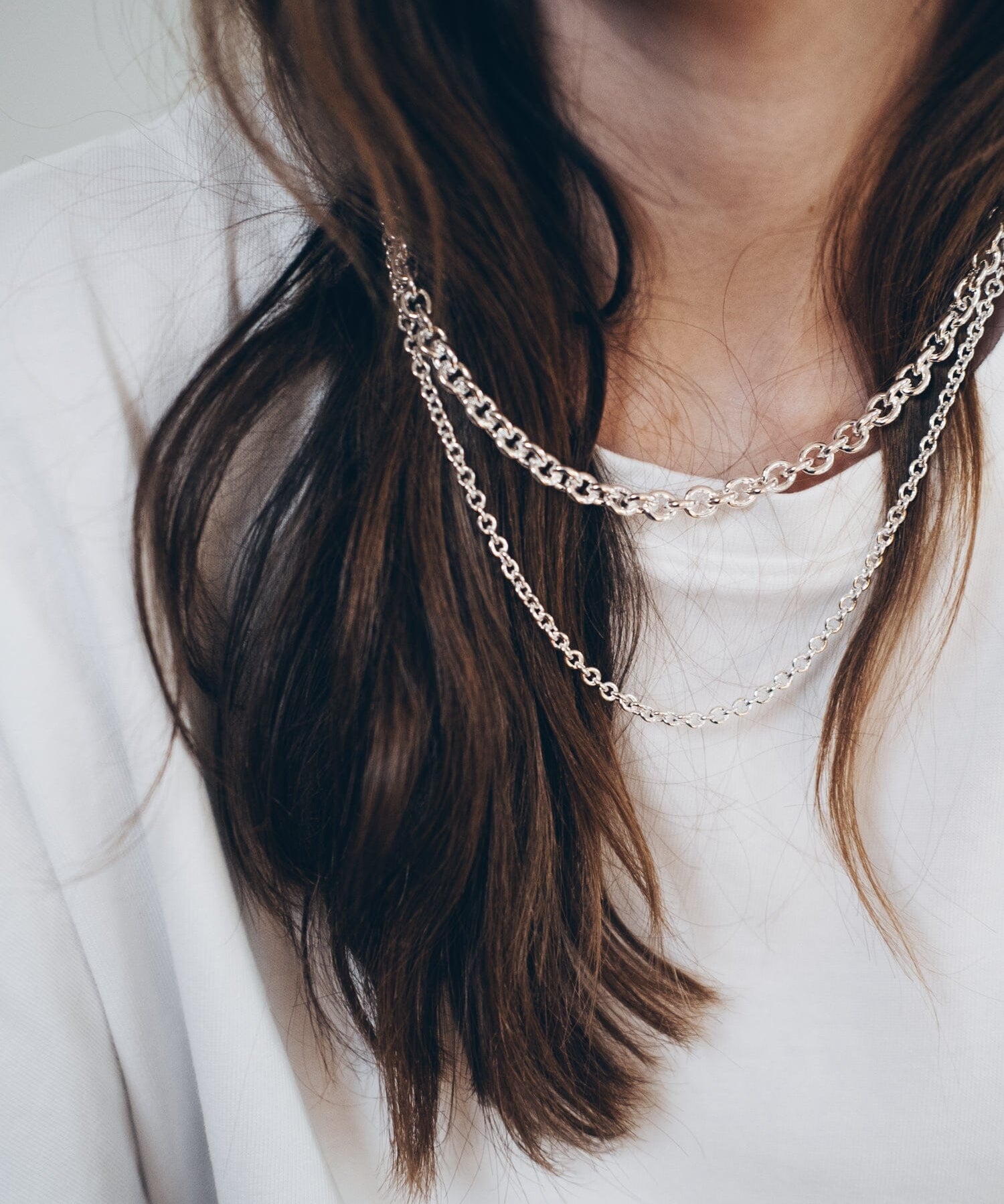 Maxi Collier Gaston Argent Colliers Monsieur Simone