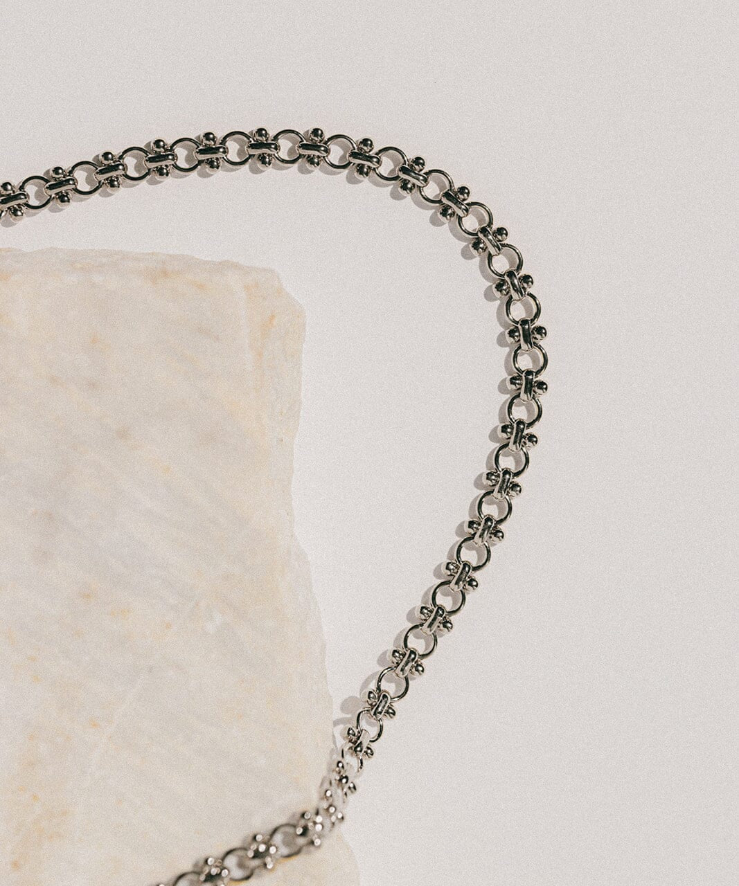 Maxi Collier Hébé Argent Colliers Monsieur Simone