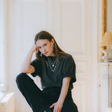 Maxi Collier Léon Argent Trèfle Colliers Monsieur Simone