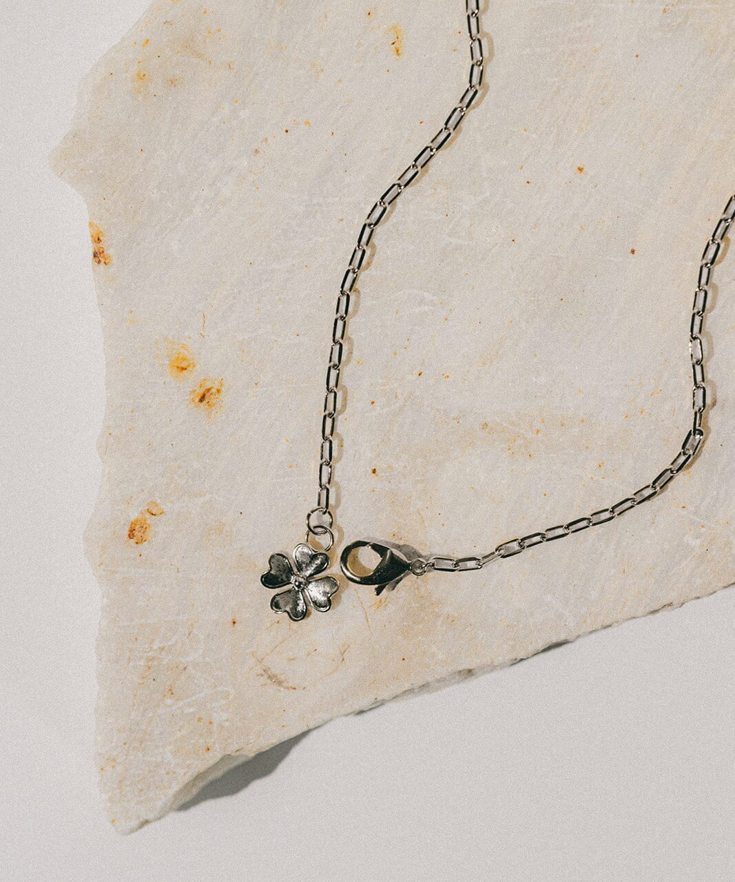 Maxi Collier Léon Argent Trèfle Colliers Monsieur Simone