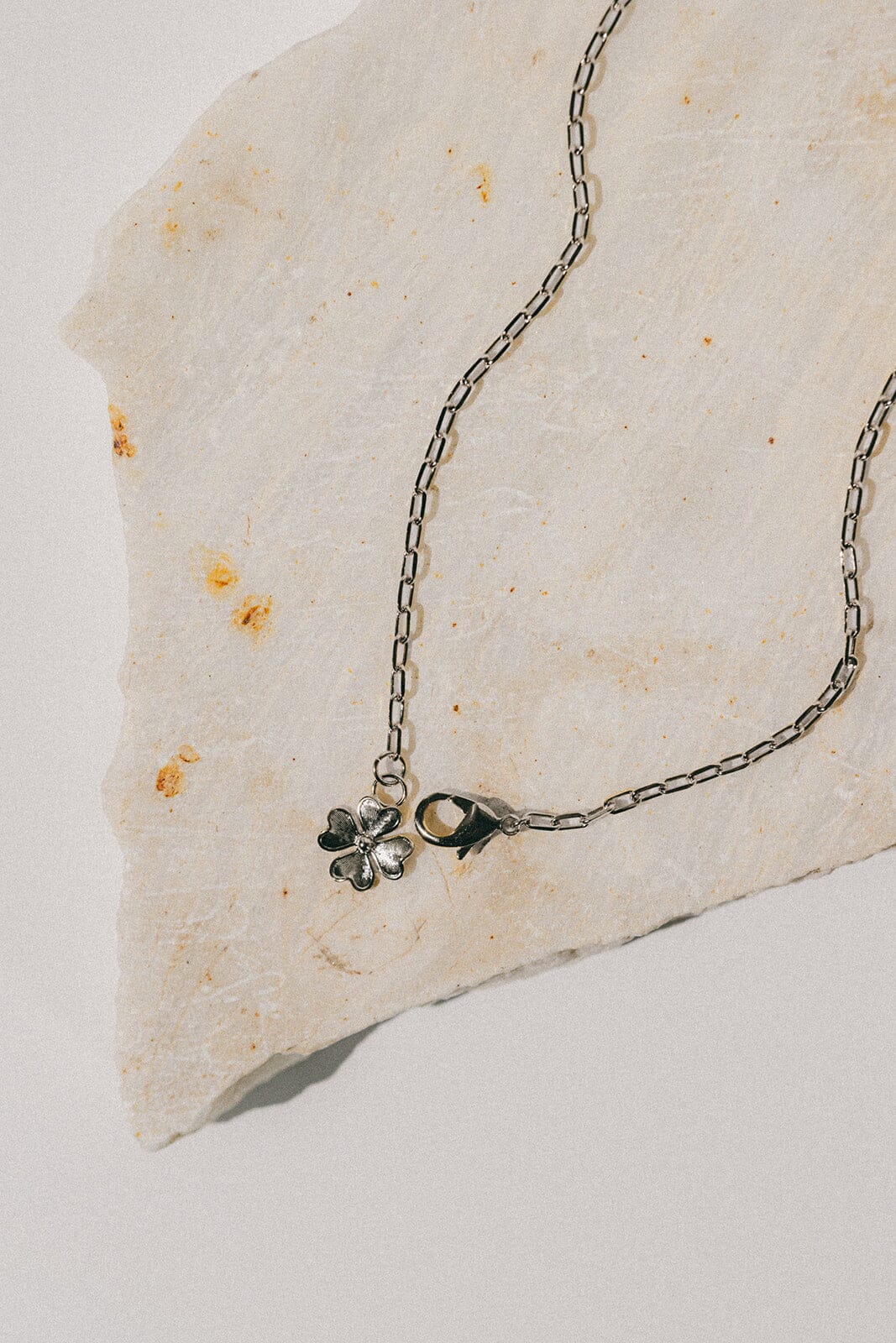 Maxi Collier Léon Argent Trèfle Colliers Monsieur Simone