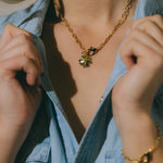 Maxi Collier Léon Argent Trèfle Colliers Monsieur Simone