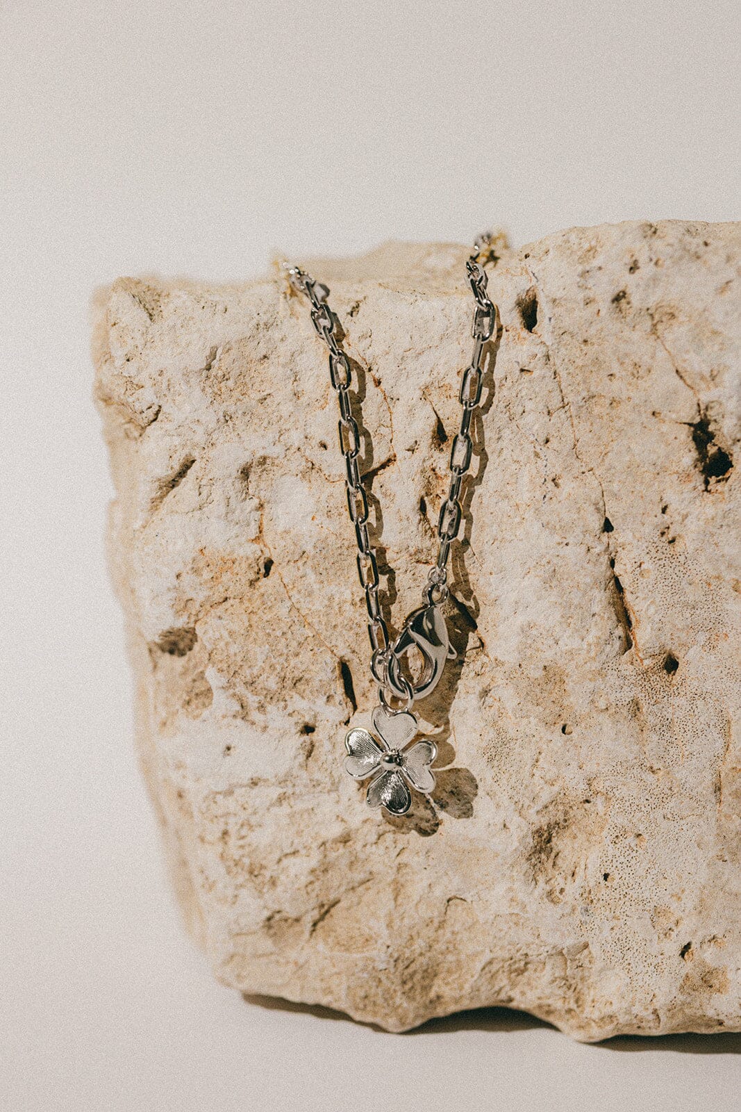 Maxi Collier Léon Argent Trèfle Colliers Monsieur Simone