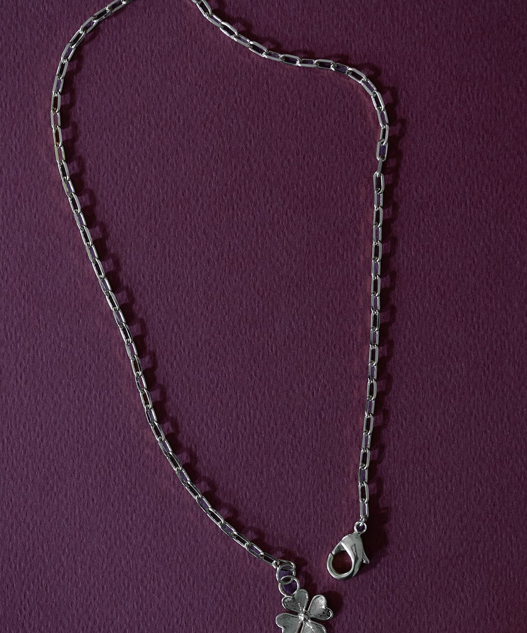Maxi Collier Léon Argent Trèfle Colliers Monsieur Simone
