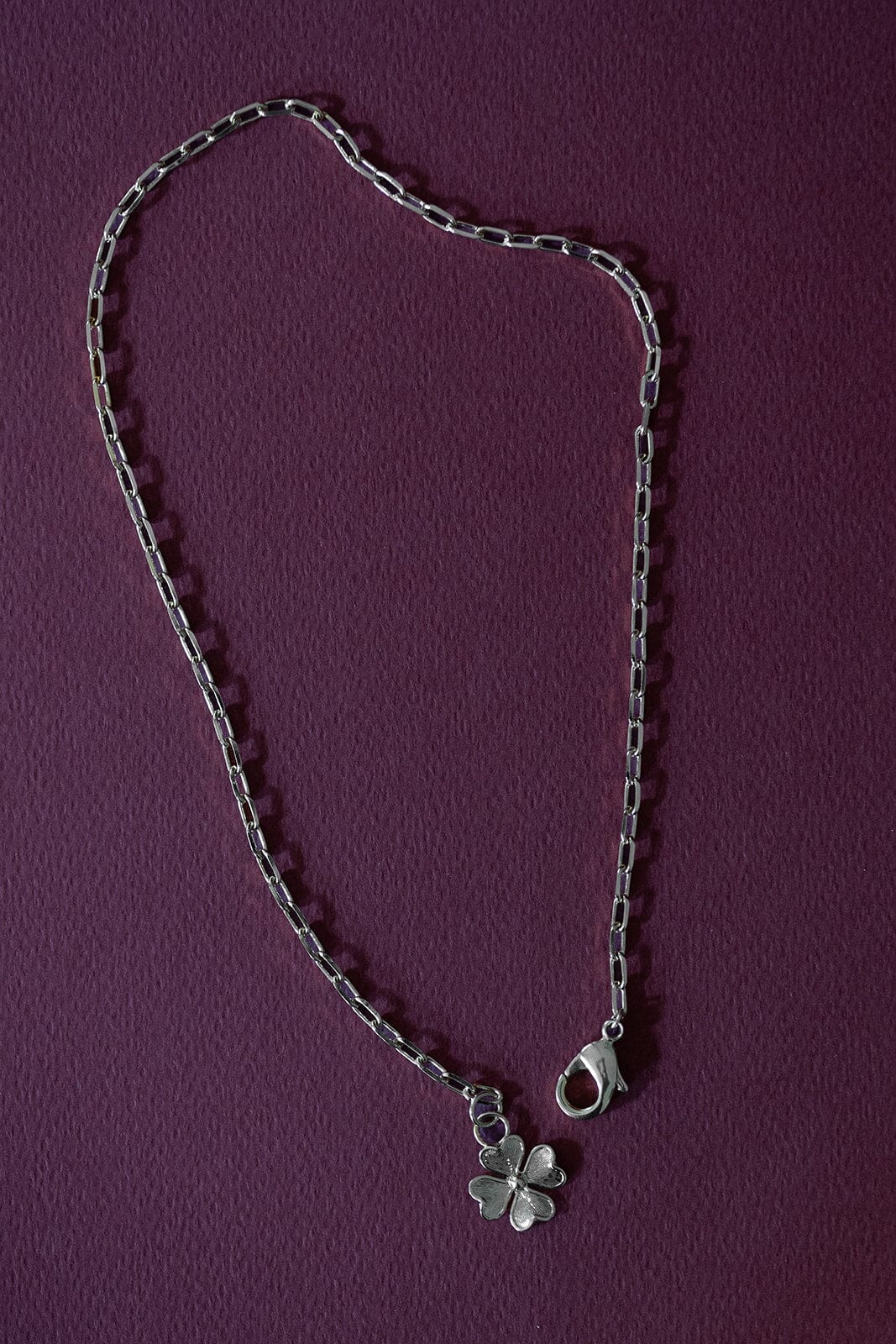 Maxi Collier Léon Argent Trèfle Colliers Monsieur Simone