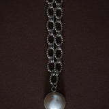 Maxi Collier Nélya Argent Perle Colliers Monsieur Simone