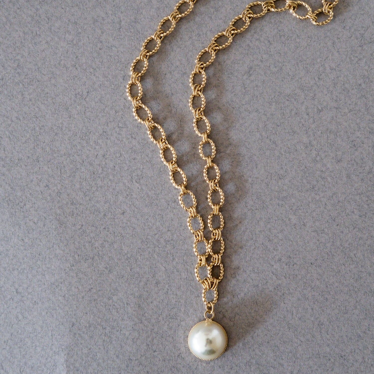 Maxi Collier Nélya Or Perle Colliers Monsieur Simone