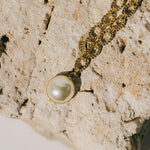 Maxi Collier Nélya Or Perle Colliers Monsieur Simone