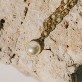 Maxi Collier Nélya Or Perle Colliers Monsieur Simone